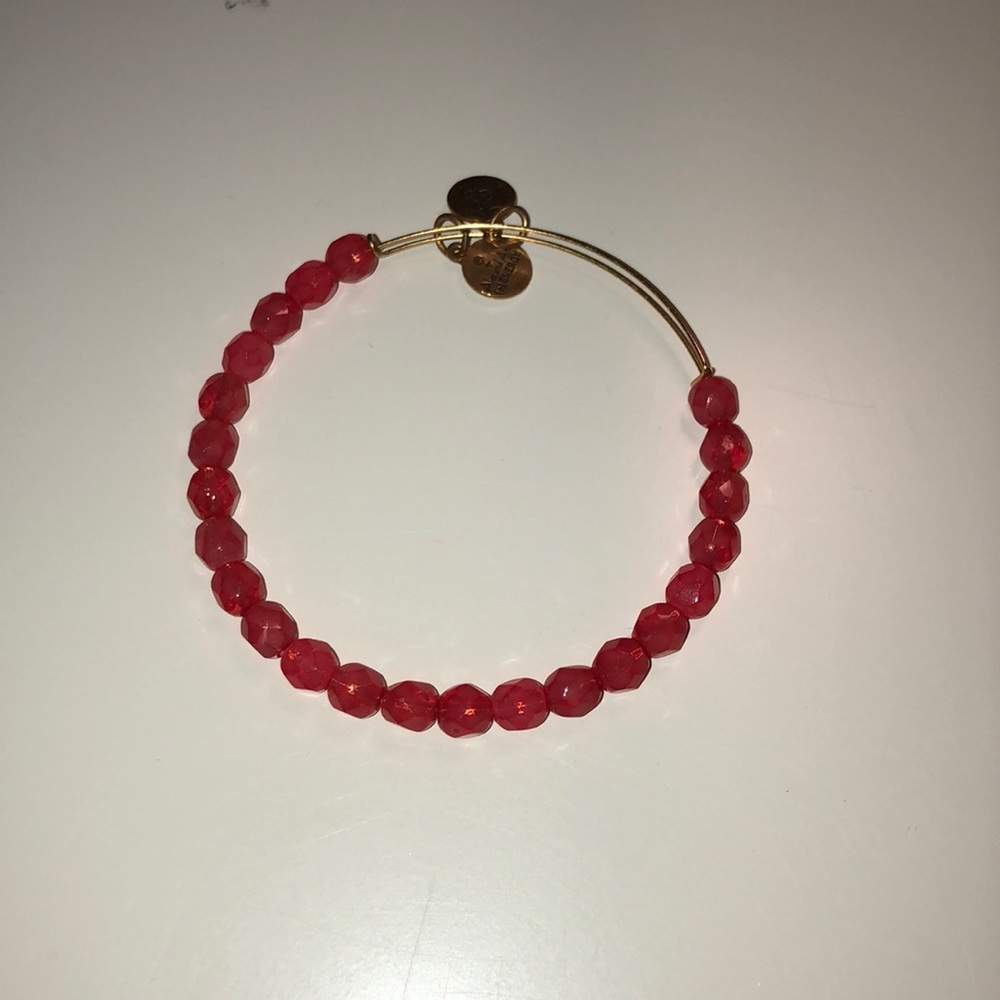 Peach/Red Alex and Ani Bracelet